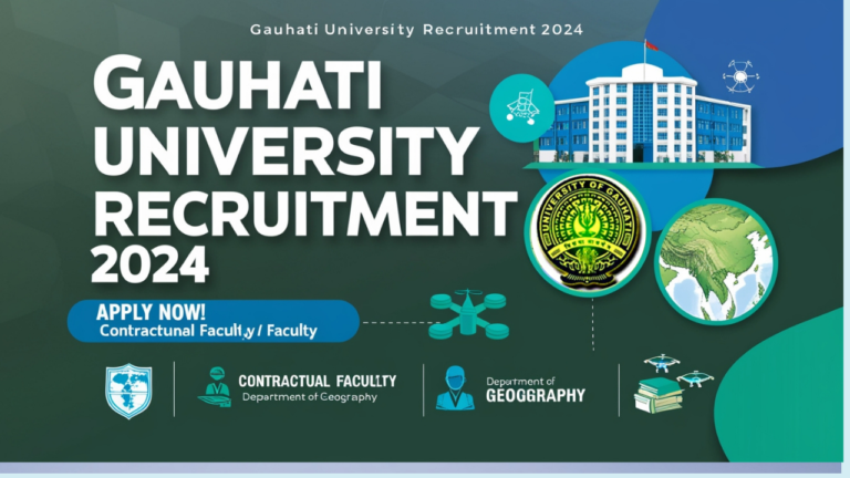 Gauhati University Recruitment 2024 – Apply for Contractual Faculty Positions in Geography Department