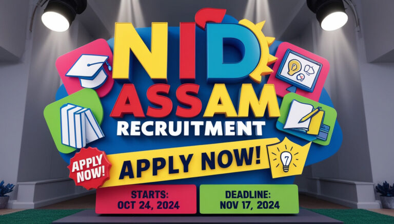 NID Assam Recruitment 2024: 9 Faculty Positions Open