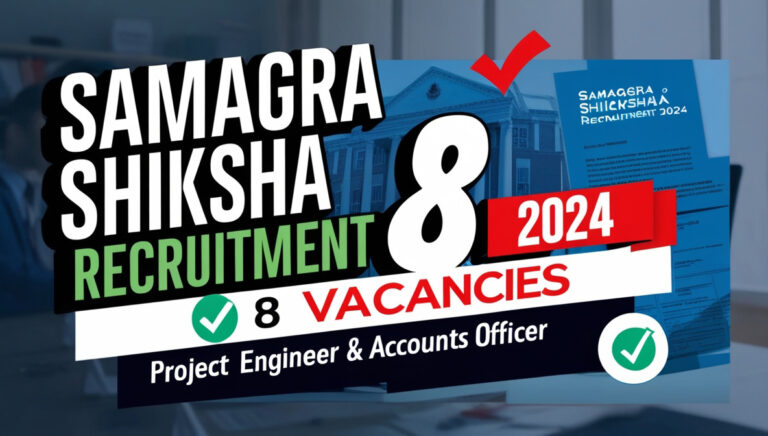 Samagra Shiksha Recruitment 2024: Detailed Vacancy