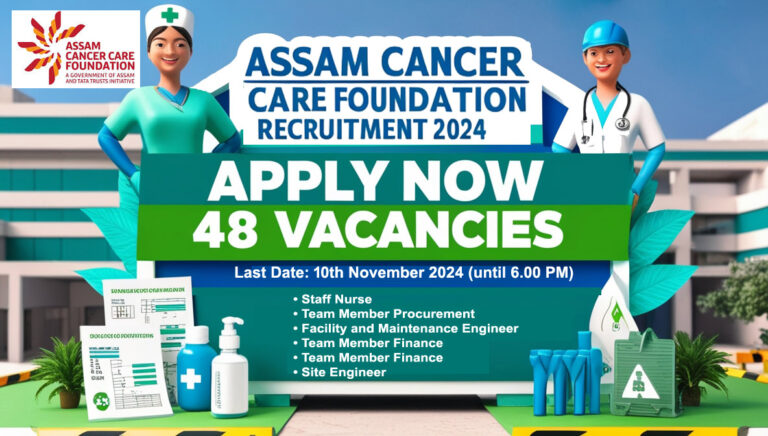 Assam Cancer Care Foundation Recruitment 2024: Apply Online for 48 Positions