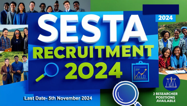 SeSTA Recruitment 2024 – 2 Researcher Posts Available