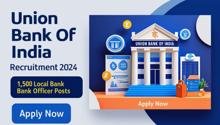 Union Bank of India: 1500 Local Bank Officer Posts (2024)