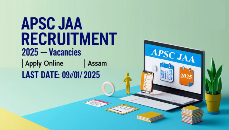 APSC JAA Recruitment 2025 – 14 Posts, Apply Online